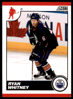 Hokejová karta Ryan Whitney Score 2010-11 karta č.212
