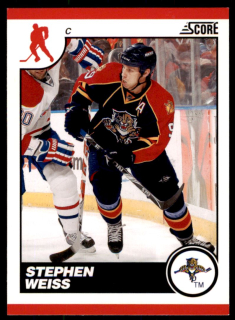 Hokejová karta Stephen Weiss Score 2010-11 karta č.216