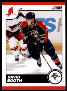 Hokejová karta David Booth Score 2010-11 karta č.217