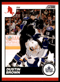 Hokejová karta Dustin Brown Score 2010-11 karta č.233