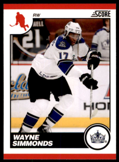 Hokejová karta Wayne Simmonds Score 2010-11 karta č.237