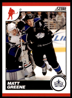 Hokejová karta Matt Greene Score 2010-11 karta č.240