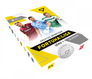 Box fotbalových karet Fortuna:Liga 2022-23 Série 1 Exclusive Box