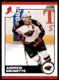 Hokejová karta Andrew Brunette Score 2010-11 karta č.249
