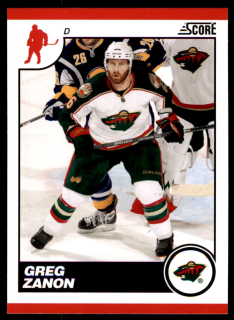 Hokejová karta Greg Zanon Score 2010-11 karta č.258