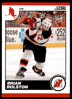 Hokejová karta Brian Rolston Score 2010-11 karta č.296