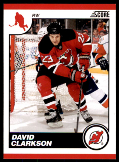 Hokejová karta David Clarkson Score 2010-11 karta č.304