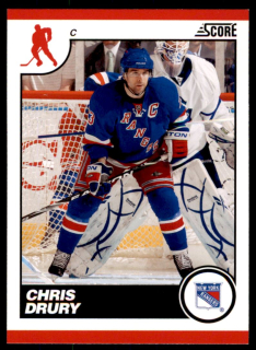 Hokejová karta Chris Drury Score 2010-11 karta č.323