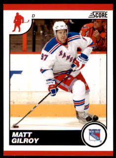 Hokejová karta Matt Gilroy Score 2010-11 karta č.330