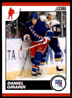 Hokejová karta Daniel Girardi Score 2010-11 karta č.332