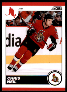 Hokejová karta Chris Neil Score 2010-11 karta č.340
