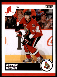 Hokejová karta Peter Regin Score 2010-11 karta č.344