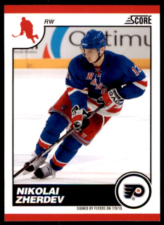 Hokejová karta Nikolai Zherdev Score 2010-11 karta č.353