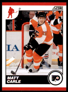 Hokejová karta Matt Carle Score 2010-11 karta č.361