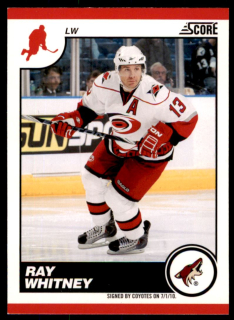Hokejová karta Ray Whitney Score 2010-11 karta č.368