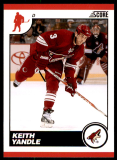 Hokejová karta Keith Yandle Score 2010-11 karta č.377