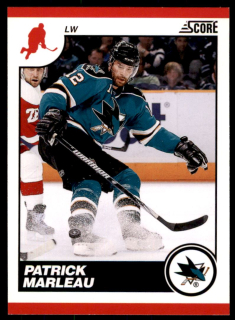 Hokejová karta Patrick Marleau Score 2010-11 karta č.398