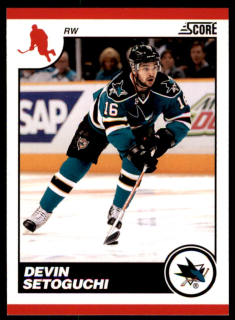 Hokejová karta Devin Setoguchi Score 2010-11 karta č.401