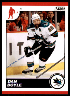 Hokejová karta Dan Boyle Score 2010-11 karta č.406