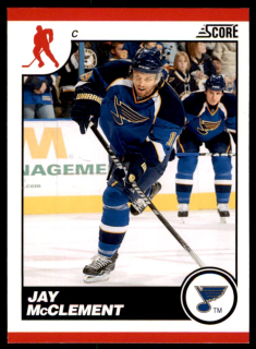 Hokejová karta Jay McClement Score 2010-11 karta č.417