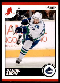 Hokejová karta Daniel Sedin Score 2010-11 karta č.457