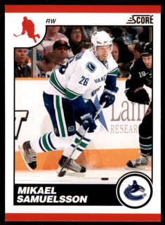 Hokejová karta Mikael Samuelsson Score 2010-11 karta č.461
