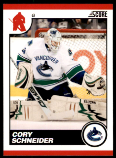 Hokejová karta Cory Schneider Score 2010-11 karta č.469