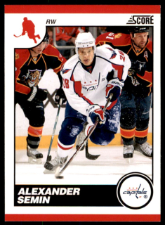 Hokejová karta Alexander Semin Score 2010-11 karta č.472