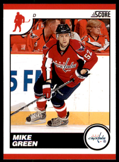 Hokejová karta Mike Green Score 2010-11 karta č.480