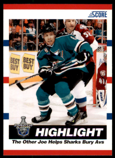 Hokejová karta Joe Pavelski Highlight Score 2010-11 karta č.490