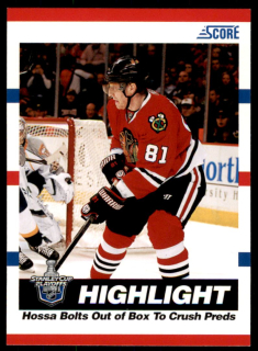 Hokejová karta Marian Hossa Highlight Score 2010-11 karta č.491