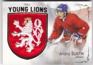 Hokejová karta Andrej Šustr  OFS 2018-19 Série 1 Young Lions
