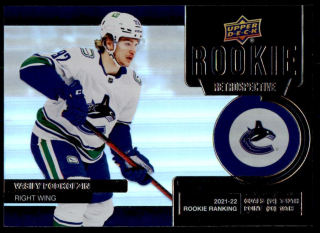 Hokejová karta Vasily Podkolzin UD S1 2022-23 Rookie Retrospective č. RR-19
