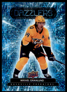 Hokejová karta Mikael Granlund UD S1 2022-23 Dazzlers Blue č. DZ-17