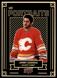 Hokejová karta Johnny Gaudreau UD S1 2022-23 UD Portraits č. P-7