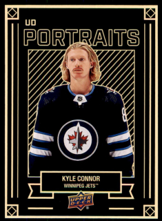 Hokejová karta Kyle Connor UD S1 2022-23 UD Portraits č. P-24