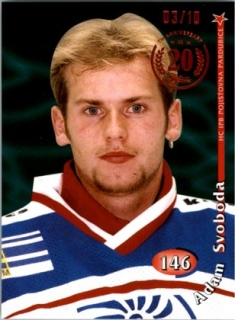 Hokejová karta Adam Svoboda  OFS 2018-19 Série 1 20th Anniversary OFS 1998-99