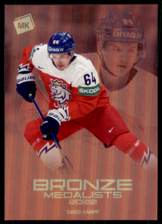 Hokejová karta David Kampf Moje kartičky 2022 Bronze Medalists č. BM-25