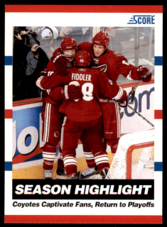 Hokejová karta Phoenix Panini Score 2010-11 Season Highlight č. 21