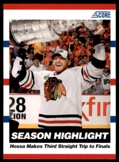 Hokejová karta Marian Hossa Panini Score 2010-11 Season Highlight č. 30