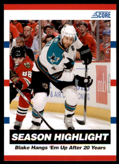 Hokejová karta Rob Blake Panini Score 2010-11 Season Highlight č. 34