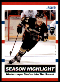 Hokejová karta Scott Niedermayer Panini Score 2010-11 Season Highlight č. 35