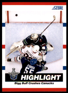 Hokejová karta Dustin Byfuglien Panini Score 2010-11 Highlight č. 497