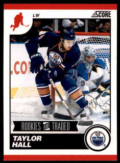 Hokejová karta Taylor Hall Panini Score 2010-11 Rookies and Traded č. 560