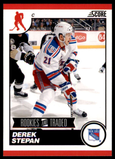 Hokejová karta Derek Stepan Panini Score 2010-11 Rookies and Traded č. 565