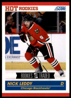 Hokejová karta Nick Leddy Panini Score 2010-11 Hot Rookies č. 600