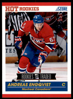 Hokejová karta Andreas Engqvist Panini Score 2010-11 Hot Rookies č. 604