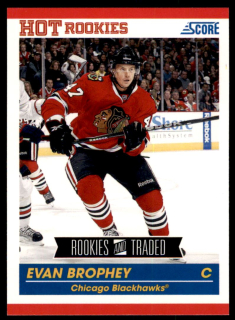 Hokejová karta Evan Brophey Panini Score 2010-11 Hot Rookies č. 652
