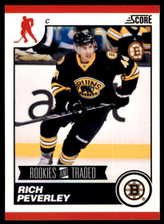 Hokejová karta Rich Peverley Panini Score 2010-11Rookie and Traded řadová č. 574