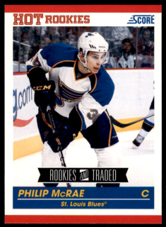 Hokejová karta Philip McRae Panini Score 2010-11 Hot Rookies č. 616